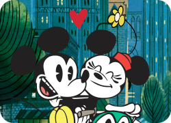Disney Interactive Office Art Quadriptych